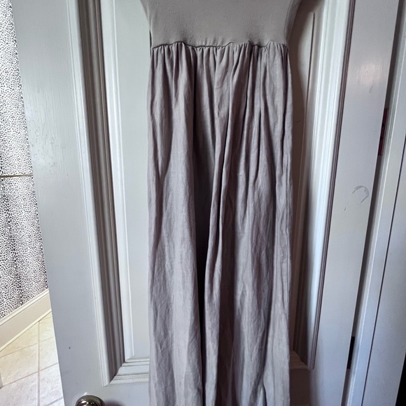 Tan Maxi dress sleeveless - Picture 2 of 3